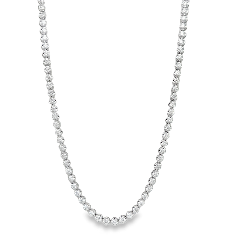 Diamond In Line Necklace