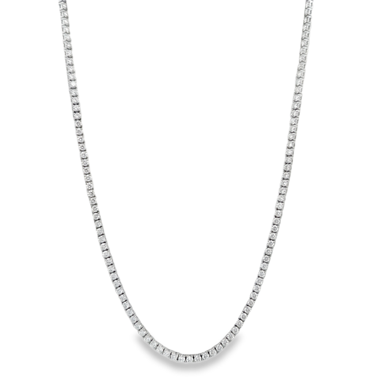 Diamond In Line Necklace