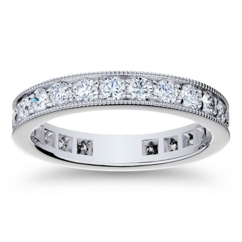 Platinum Diamond Eternity Band