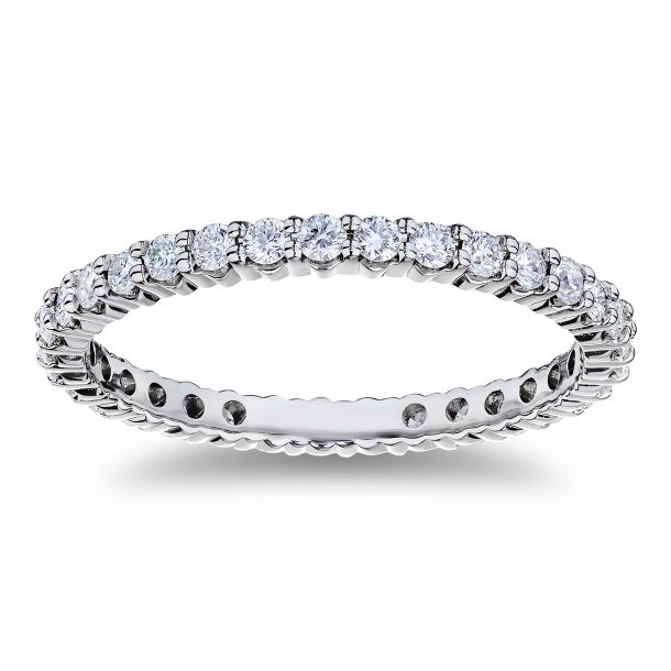 Platinum Diamond Eternity Band