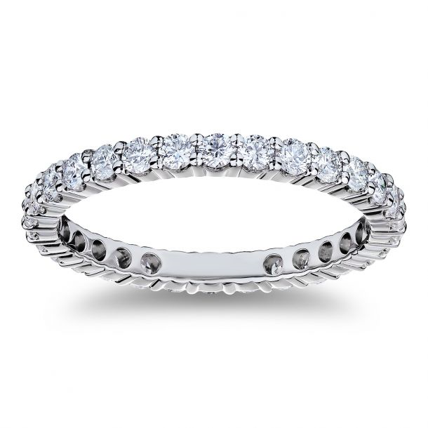 Platinum Diamond Eternity Band