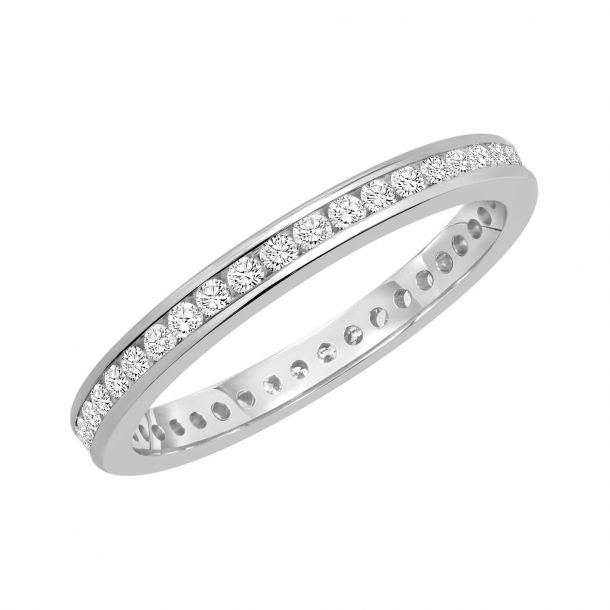 Platinum Diamond Eternity Band