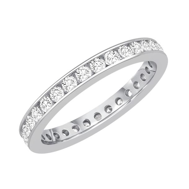 Platinum Diamond Eternity Band