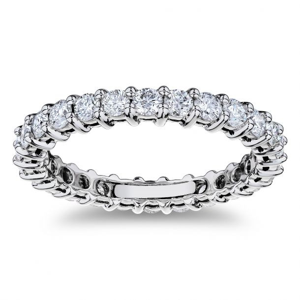 Platinum Diamond Eternity Band