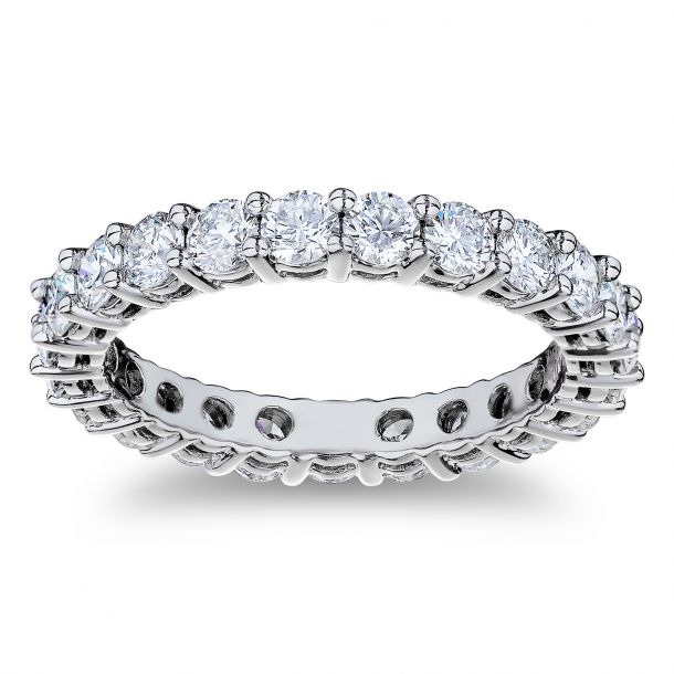 Platinum Diamond Eternity Band