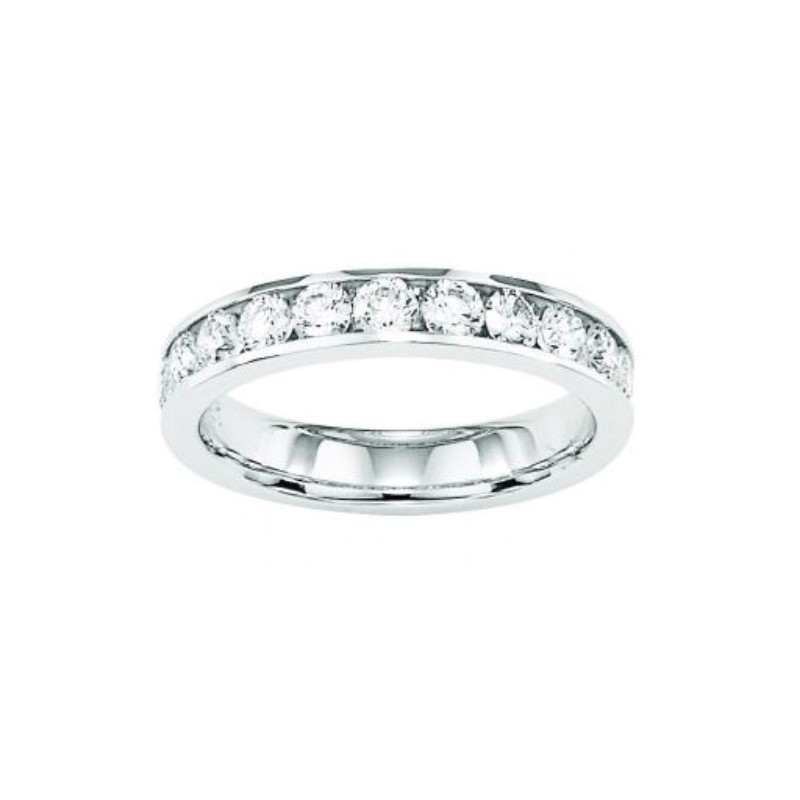 14 Karat White Gold Diamond Wedding Band 1/3 carat category