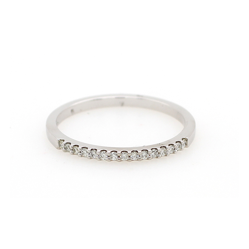 Eternity wedding band, white gold and diamonds - Categories