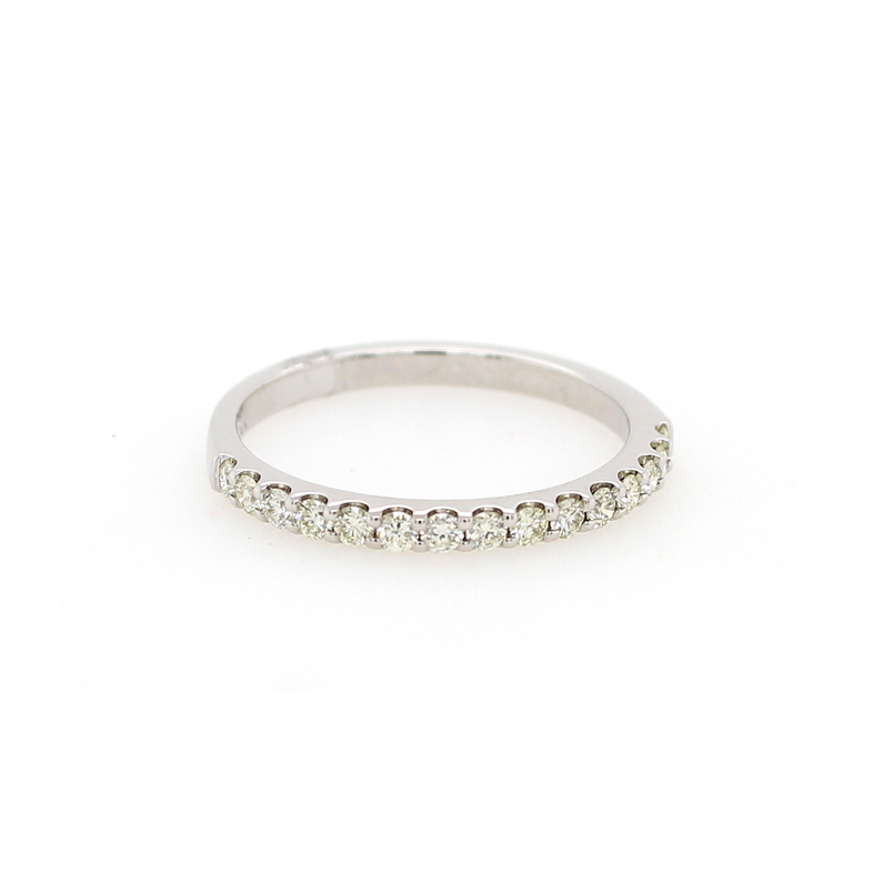 Diamond Wedding Band In The 1/3 Carat Category
