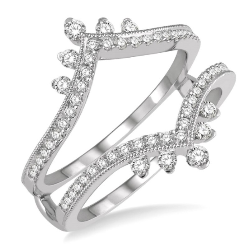 Chevron Diamond Insert Ring Enhancer Jacket
