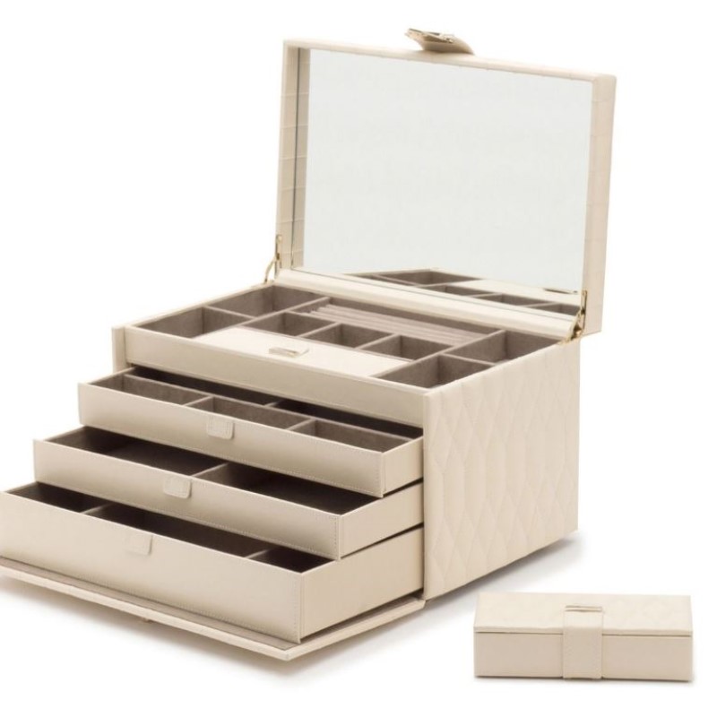 Wolf Ivory Caroline Large Jewelry Case