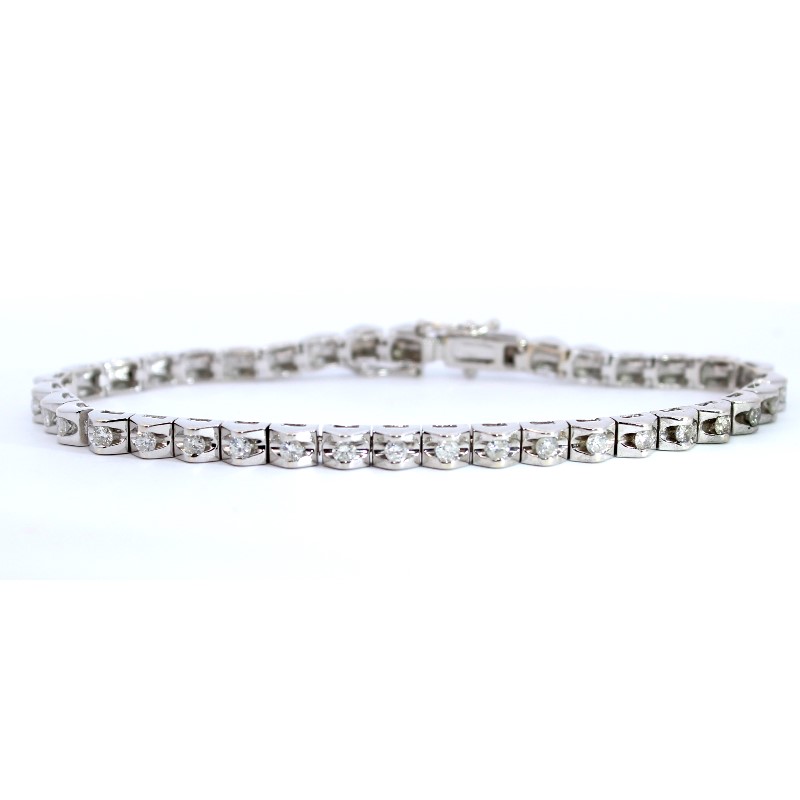 Estate Diamond Tennis Bracelet