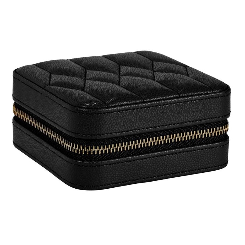 Wolf Lauren Zip Travel Case Black