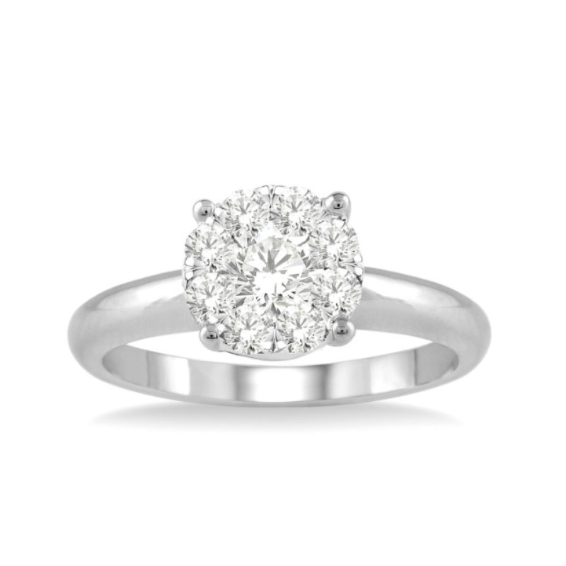 Diamond Cluster Ring