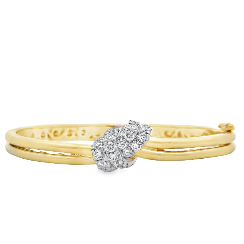 Charles Krypell Two Tone Knot Bracelet