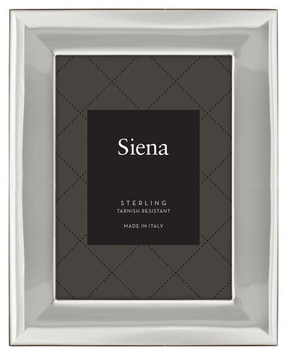 Tizo Siena Sterling Wide Plain Frame – 5 x 7