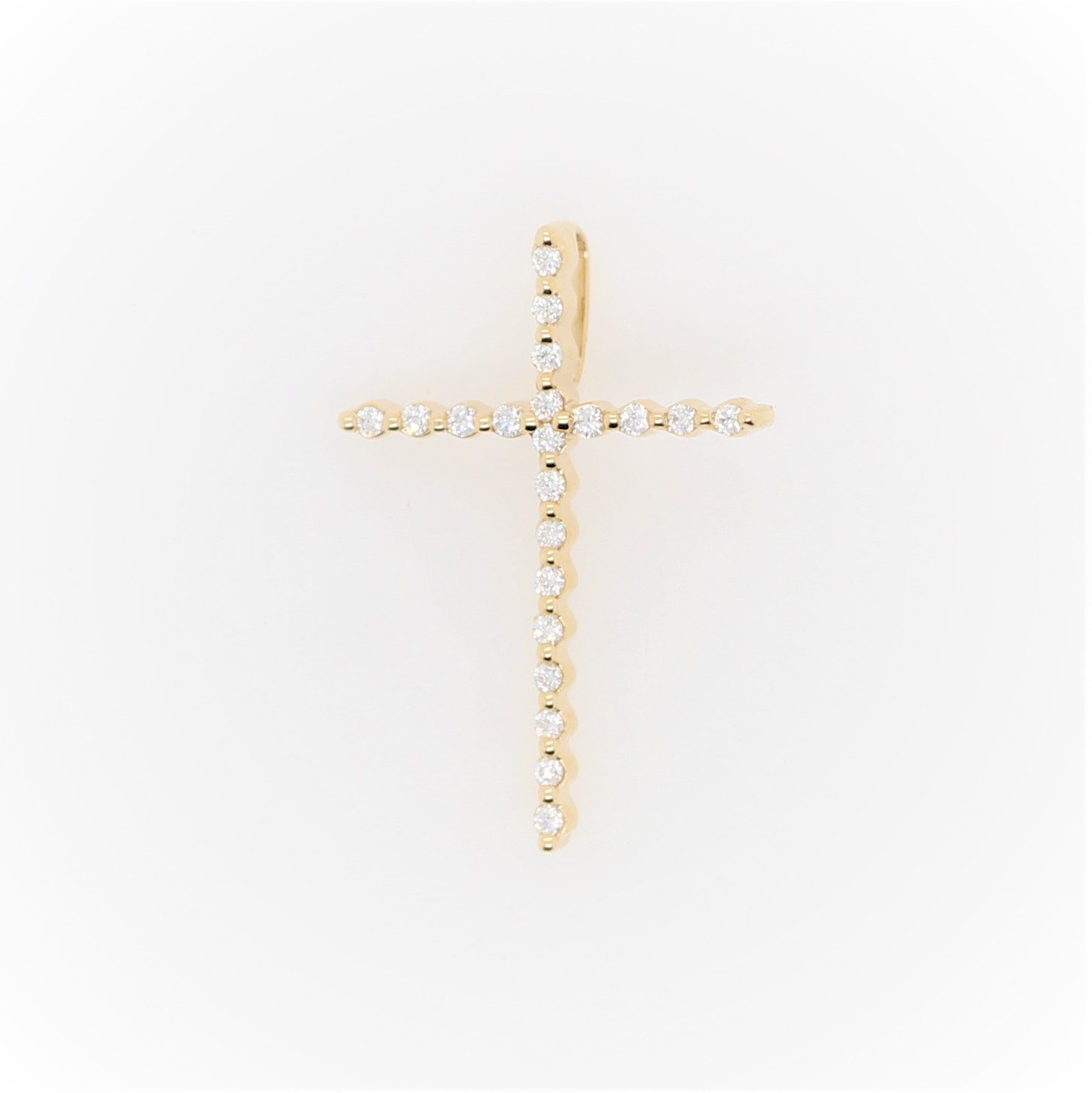 Shefi  14Kyg Diamond Cross Pendant