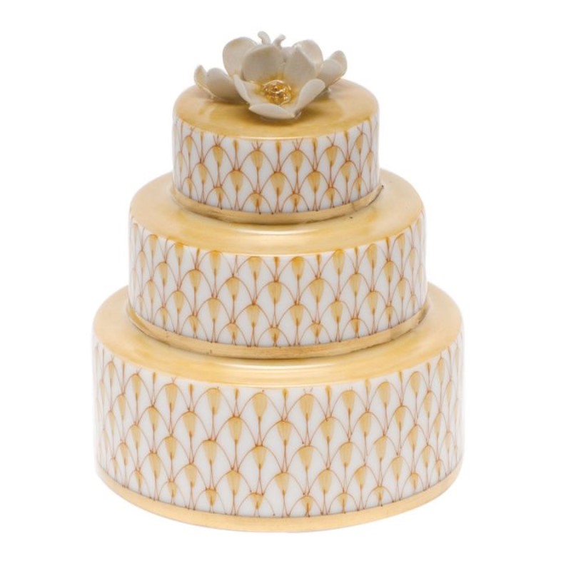 Herend Butterscotch Wedding Cake