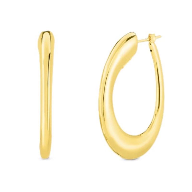 Roberto Coin Designer Gold Hoops