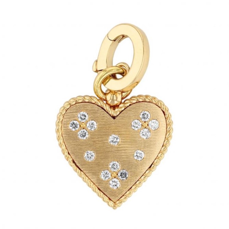Roberto Coin Diamond Heart Medallion Pendant Roberto Coin Diamond Heart Medallion Pendant