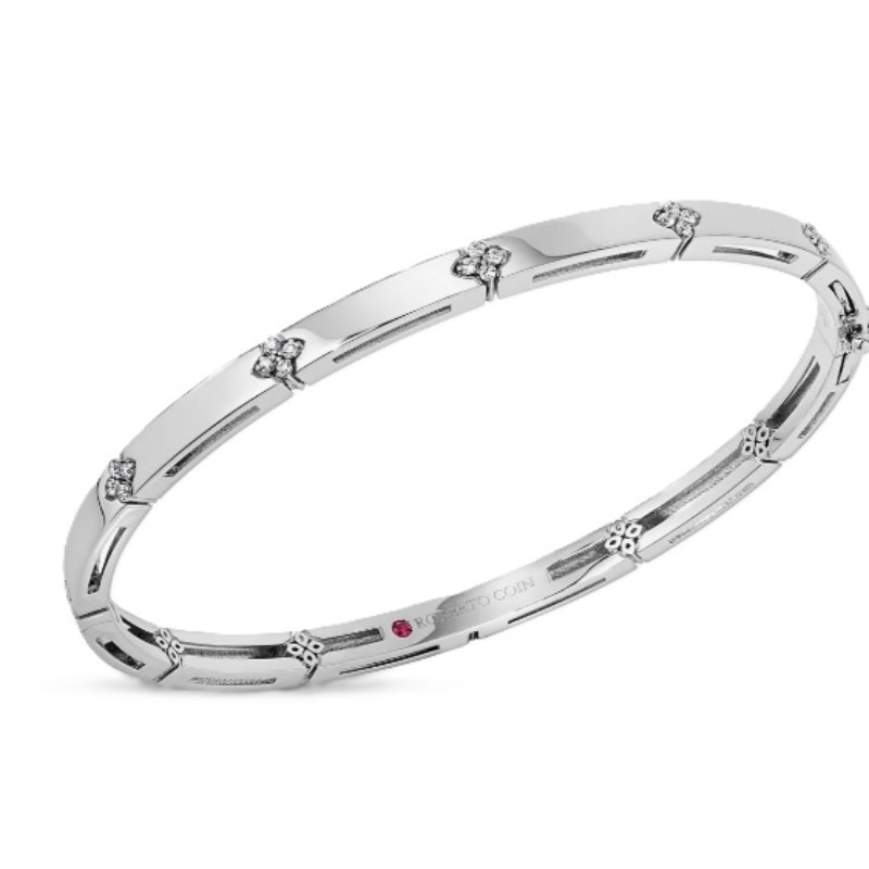 Roberto Coin Love In Verona Diamond Bangle