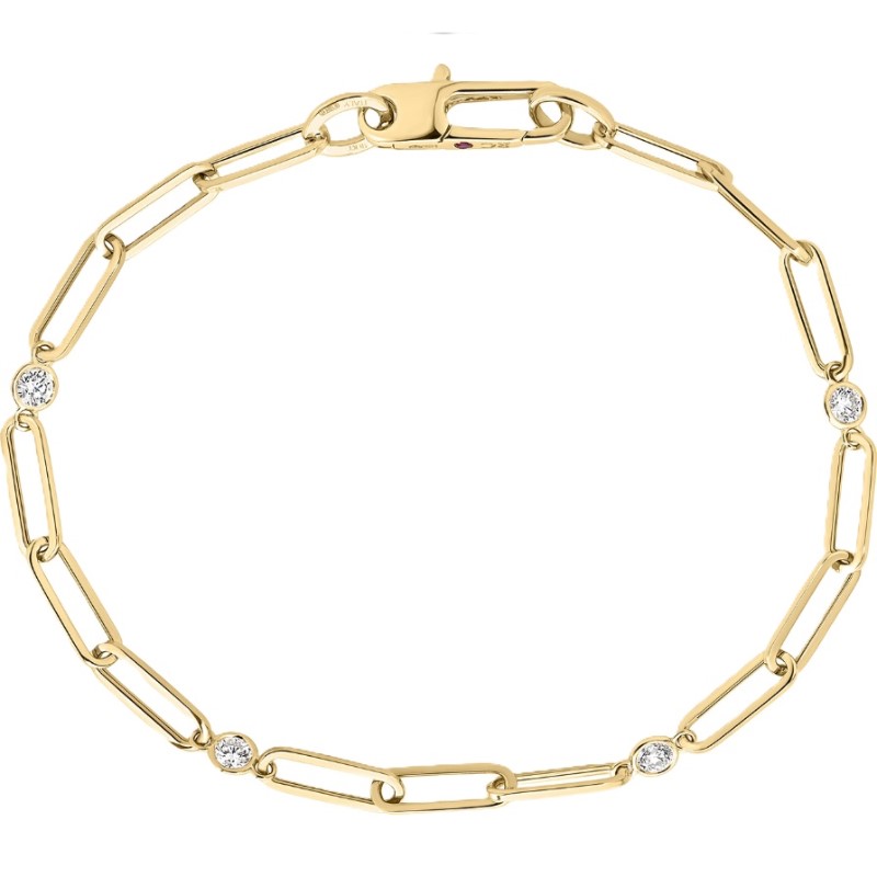 Roberto Coin Diamond Oro Bracelet