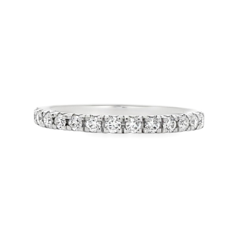 Estate Pave Diamond Wedding Band