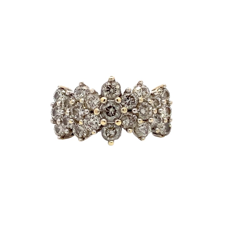 Estate Diamond Cluster Ring