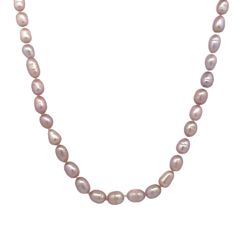 Estate Pink Pearl Necklace
