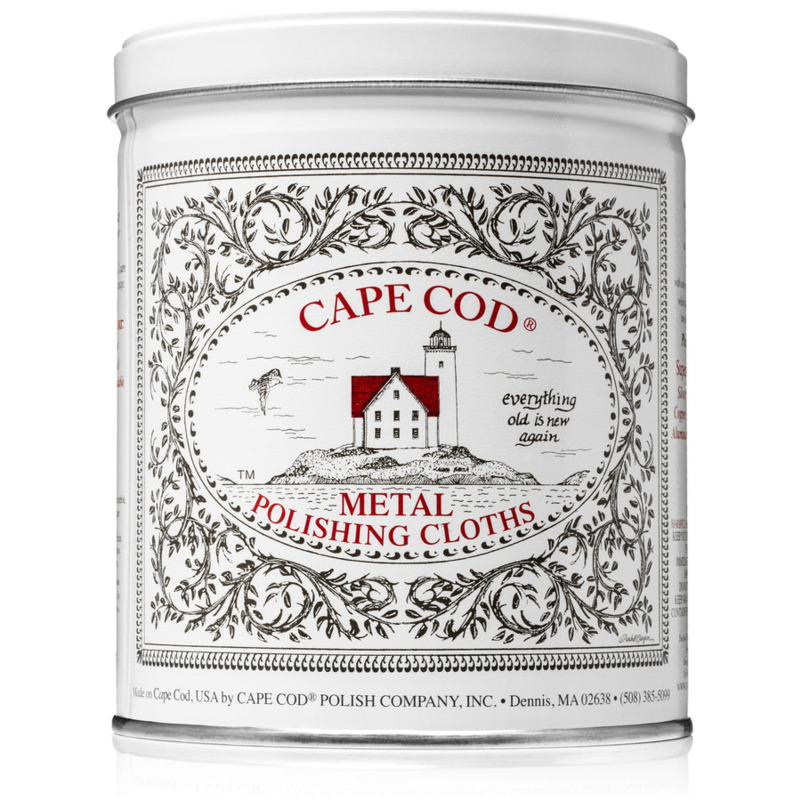 Cape Cod Metal Polishing Cloths Economy Size Tin