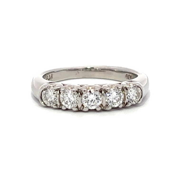 Platinum Diamond Wedding Band