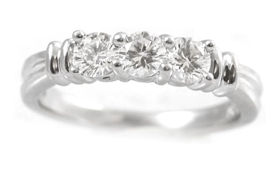 Platinum Diamond Wedding Band