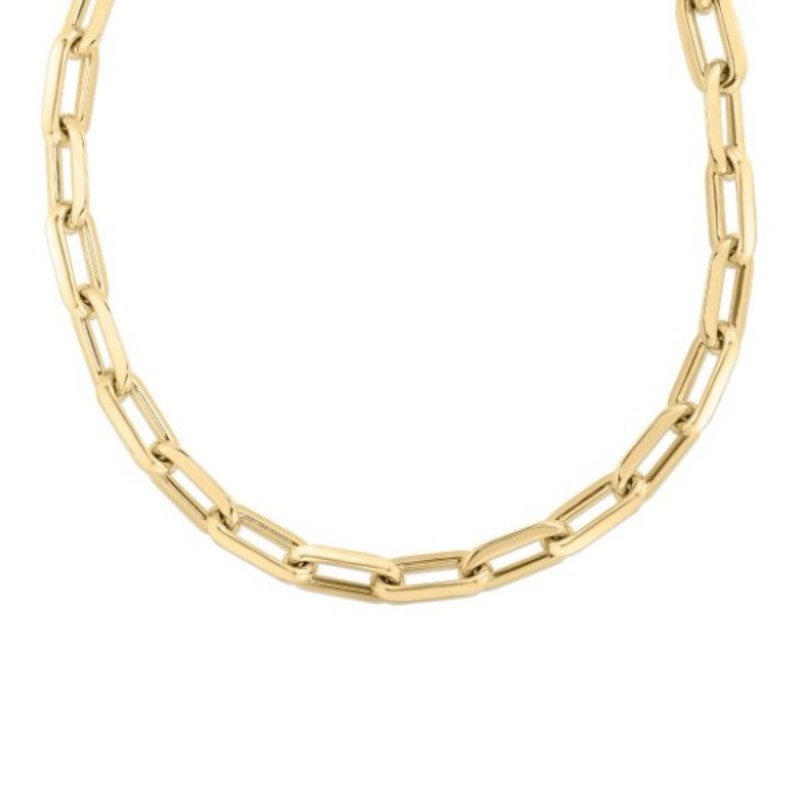 Paperclip Chain - Thick Chain In Silver or Gold – Véronique Roy Jwls