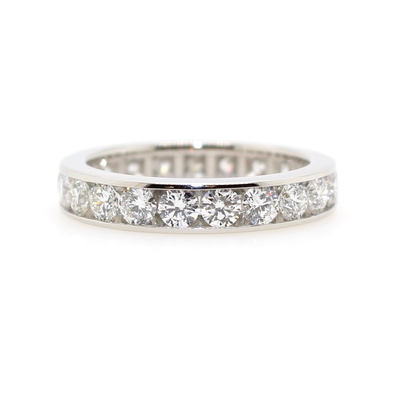 Platinum Diamond Eternity Band