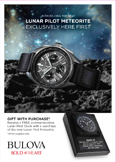 Bulova Limited Edition Lunar Pilot Timepiece And Gift With Purchase