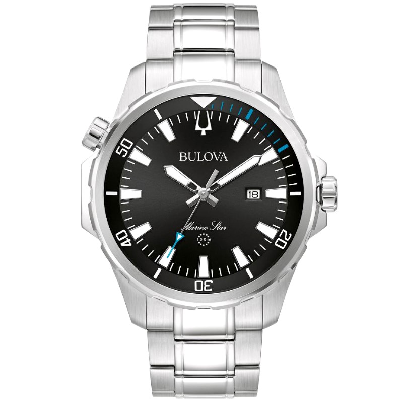 Bulova Marine Star 43Mm Stainless Steel Timepiece