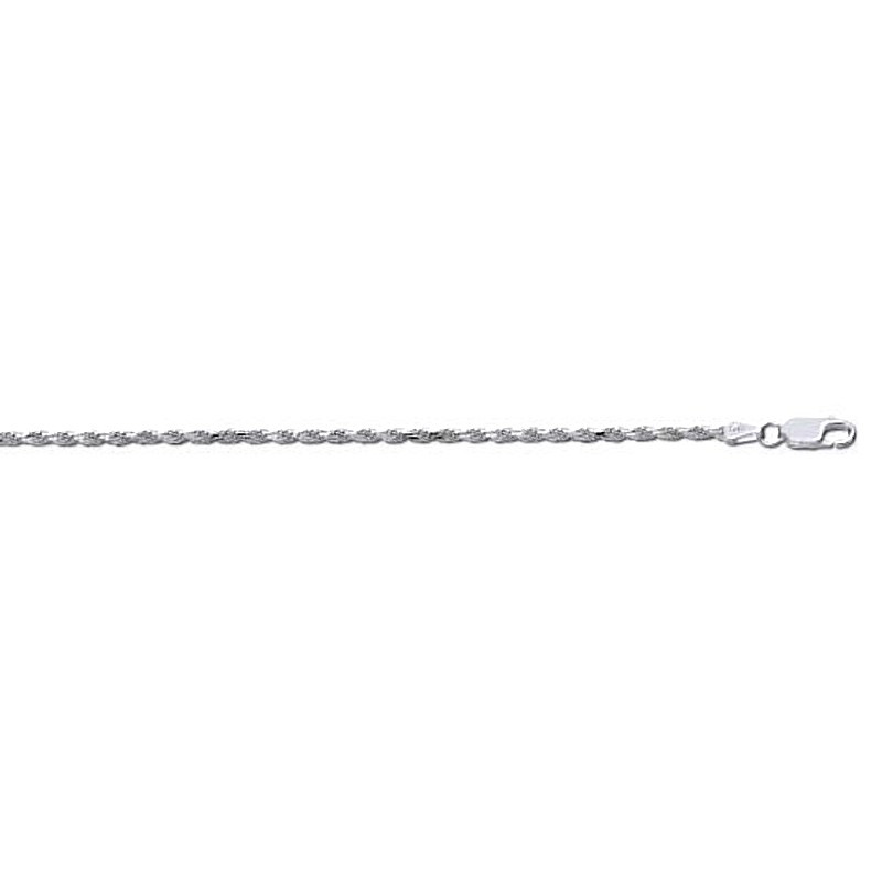 Sterling Silver Rope Necklace