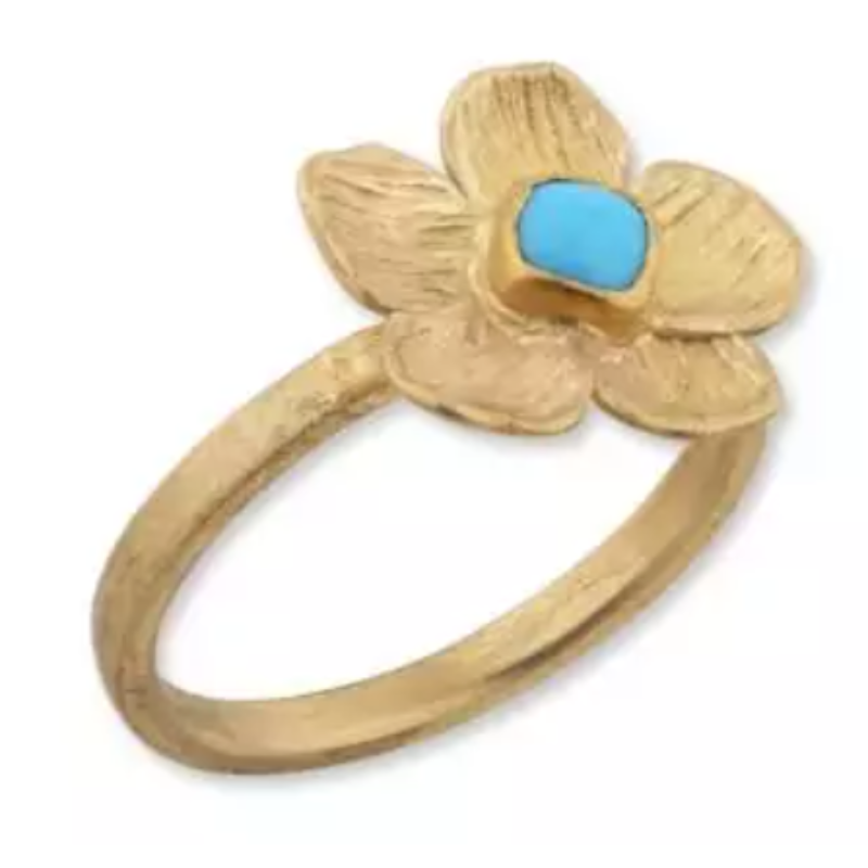 Lika Behar Buttercup Sleeping Beauty Turquoise Ring