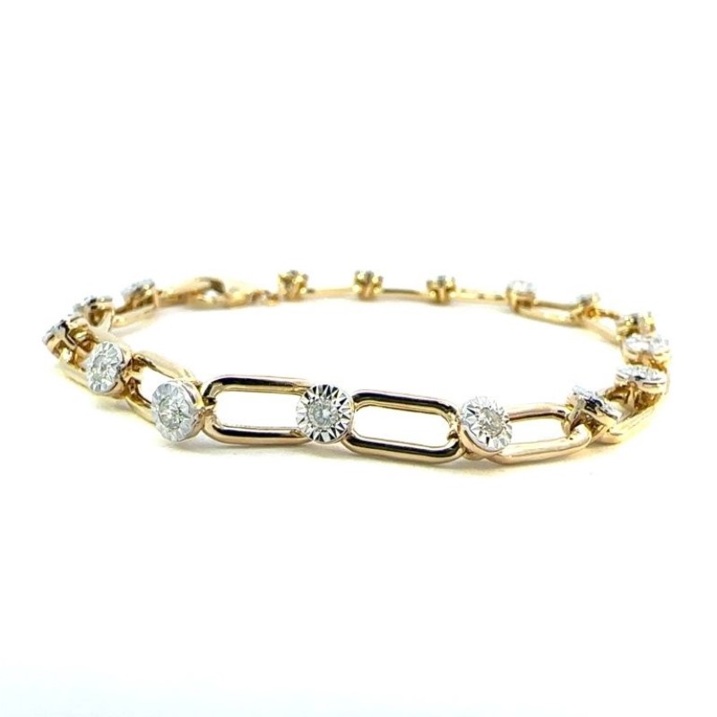 Diamond Link Bracelet