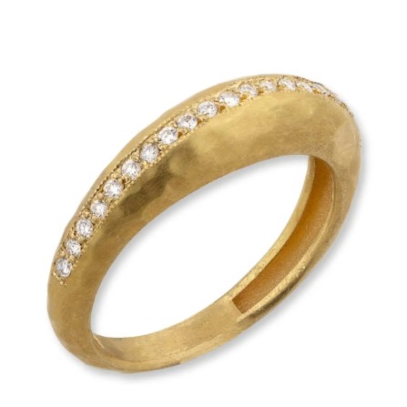 Lika Behar All Gold Diamond Line Ring