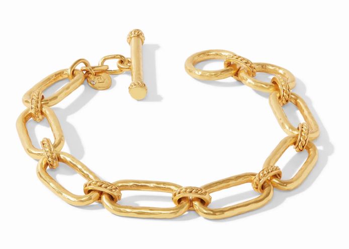 Julie Vos 24 Karat Gold Plated Trieste Link Bracelet