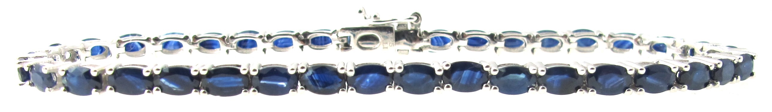 Lali Sterling Silver Blue Sapphire Bracelet