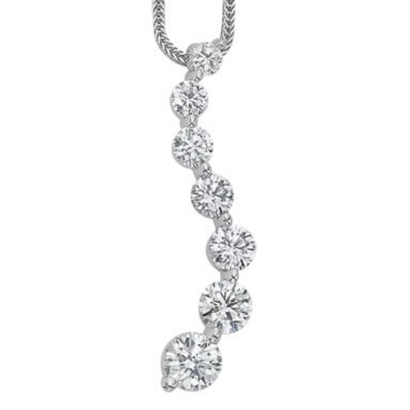 7 Stone Graduating Journey Pendant