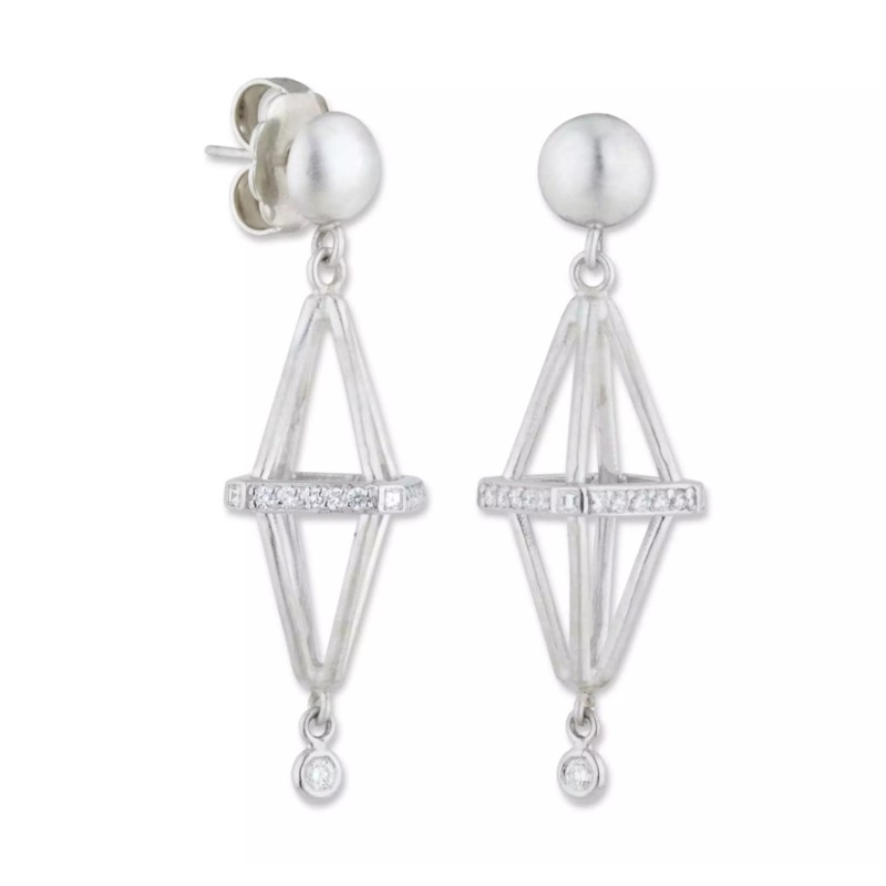 Lika Behar Caged Dangle Earrings