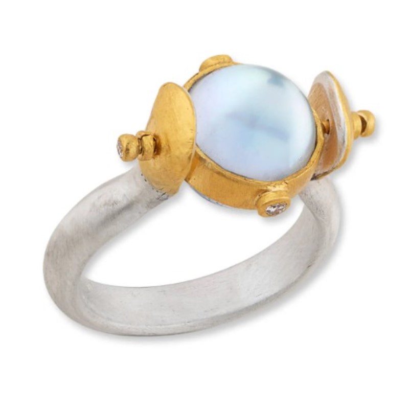 Lika Behar Day And Night 10mm Triplet Ring