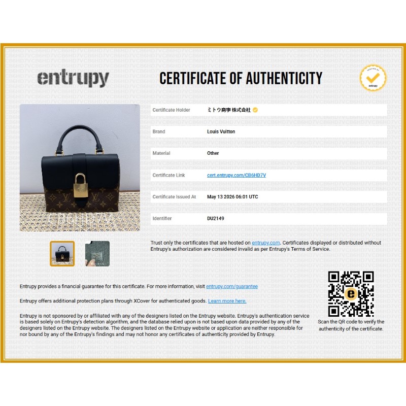 Louis Vuitton Monogram Locky BB Black