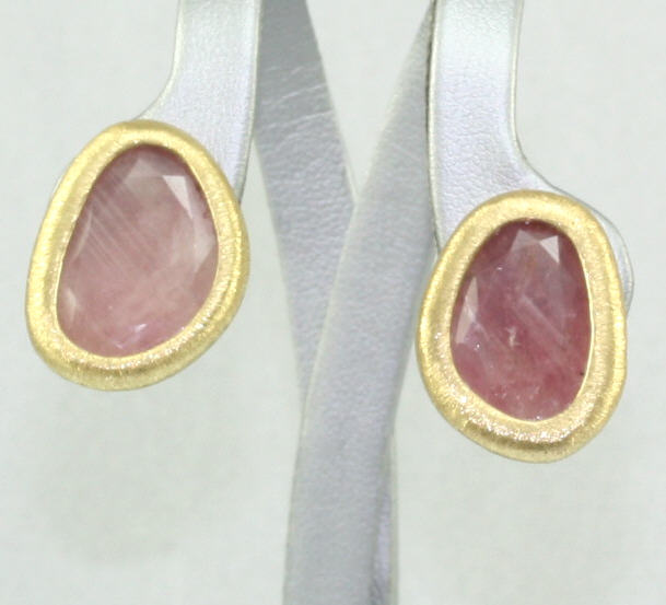 Estate Yvel Natural Sapphire Clip Earrings