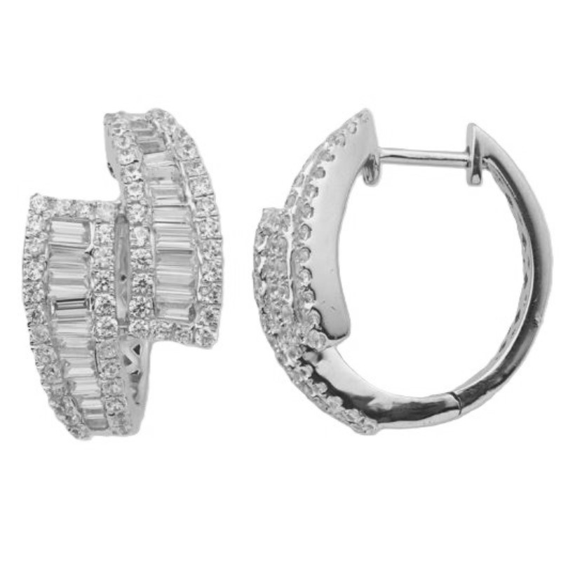 Bypass Design Diamond Huggies Bypass Design Diamond Huggies