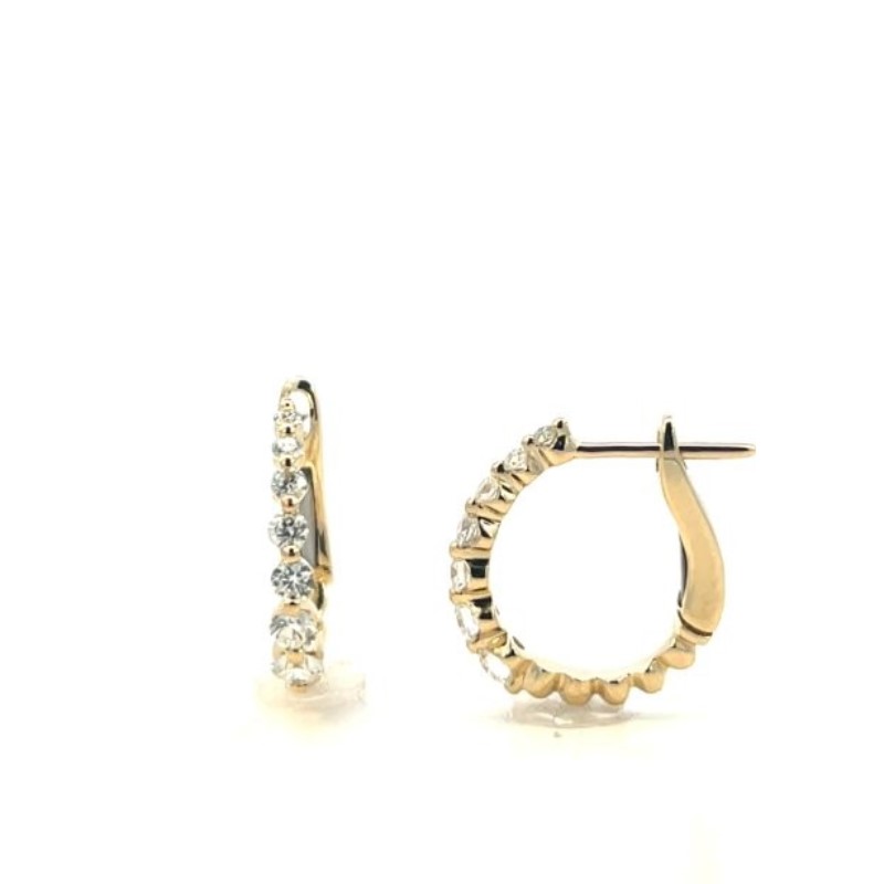 Graduated Diamond Huggies