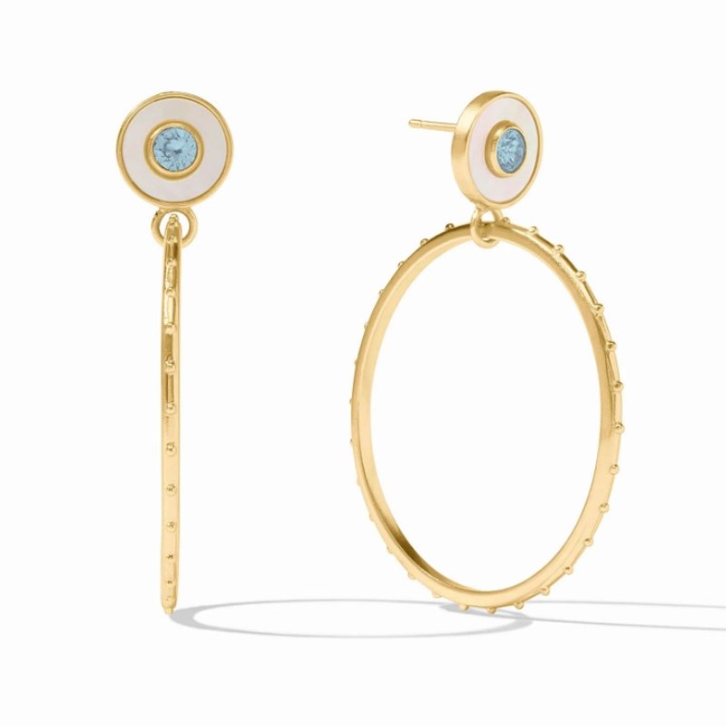 Julie Vos Colette Circle Earrings
