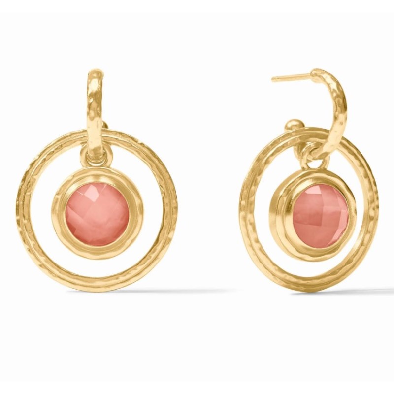Julie Vos Astor 6 in 1 Charm Earrings In Melon Julie Vos Astor 6 in 1 Charm Earrings In Melon